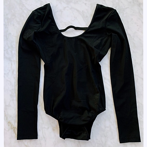 TIBI open-back black stretch body suit - Picture 5 of 8